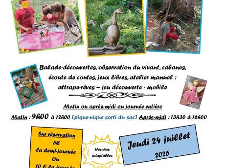 Atelier Forêt pour enfants à la Ferme de Constant Atelier Forêt pour enfants à la Ferme de Constant