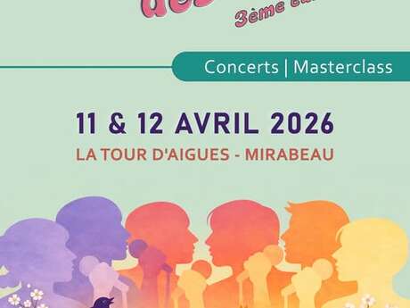 3 ème édition : Le printemps des voix à La Tour d'Aigues et Mirabeau