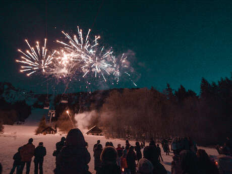 Festivités du nouvel an à Thollon