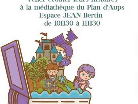 Lecture d'histoires (à partir de 3 ans)