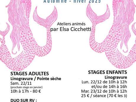 Stage linogravure enfants