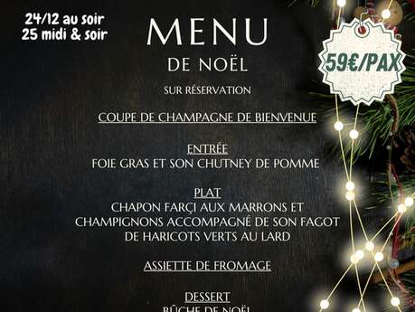 Menu de la Saint Sylvestre 2024 - Casino de Beaulieu-sur-Mer