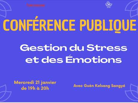 Conference: Learn how to manage your stress and emotions