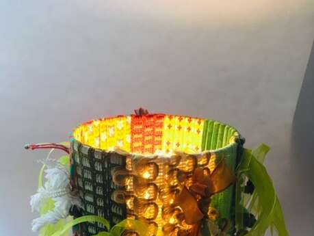 Création d'un abat-jour avec Chrystelle Darmet Jondot - Atelier enfant