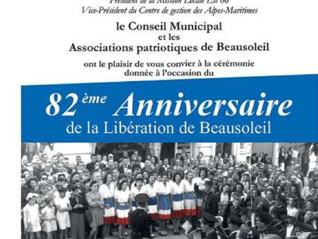 82nd Anniversary of the Liberation of Beausoleil