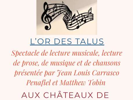 Spectacle de lecture musicale: L'Or des Talus