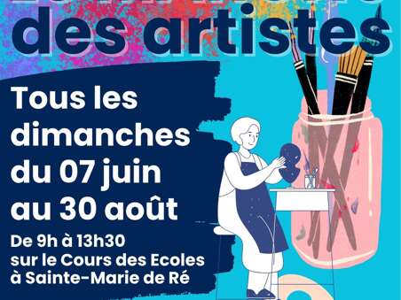 Le marché des artistes