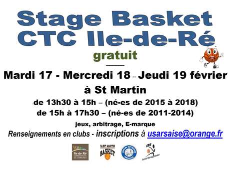 CTC Ile de Ré basketball camp