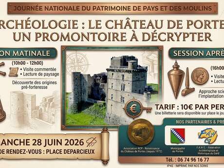 Archéologie - Le château de Portes, un promontoire à décrypter