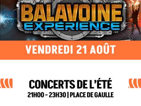 Concert de l'été - Tribute Daniel Balavoine (Balavoine Experience)