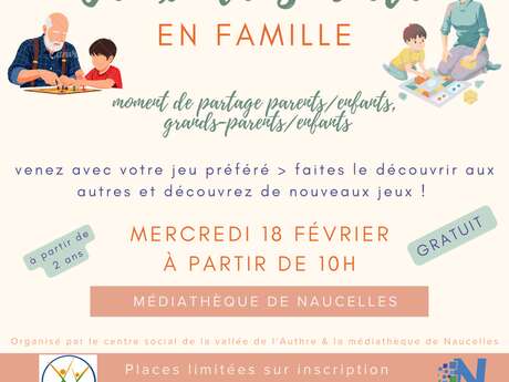 Matinée jeux de société en famille