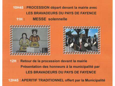 Fête Patronale des Saintes