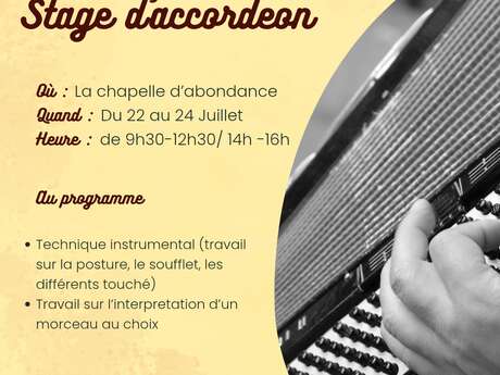 Stage d'accordéon