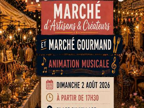 Marché gourmand et créateurs à Touffailles