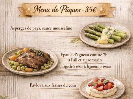 Menu spécial Pâques