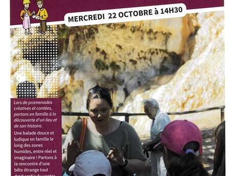 Les p'tits explorateurs à la Fontaine Pétrifiante