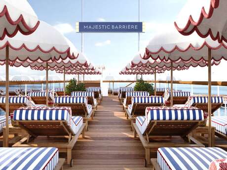 Ciro's Cannes, The private beach of Majestic