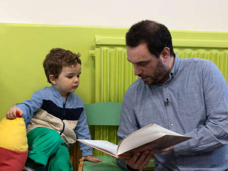 Animation Espace bébé lecteur : plongez dans l'univers de la collection Ouvrez, ouvrez les livres aux bébés - Festival Connexions 2025