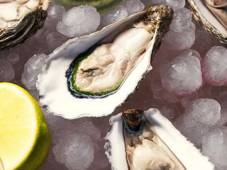 Dégustation d'huîtres au Café Resto Biocoop Chez Puy