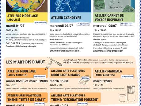 Atelier carnet de voyage inspirant