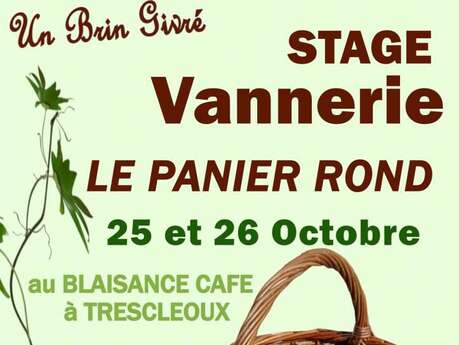 Stage de vannerie : le panier rond