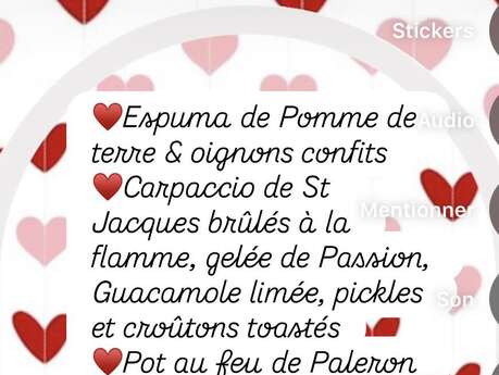 La Saint Valentin Au Petit Patio