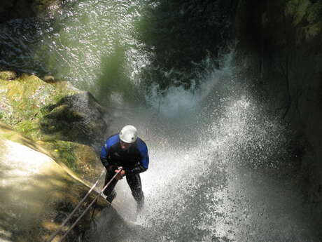 Sortie canyoning en Haute-Savoie