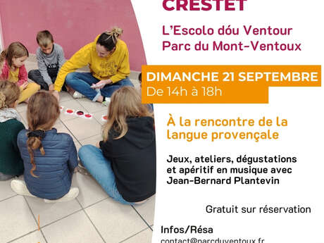 Festival Ventoux Saveurs  "À la rencontre de la langue provençale" - Parc du Mont-Ventoux
