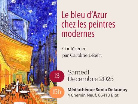 Conferenza: Il blu azzurro nei pittori moderni «Il blu azzurro nei pittori moderni»