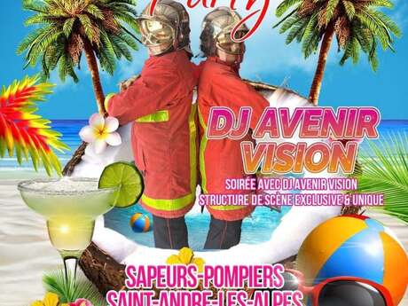 Fête des pompiers - Fire Beach Party