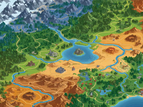 Exposition interactive : Collectif Sous le Néon « Sous la map, quand les cartes de jeux vidéo produisent nos réels et nos imaginaires »