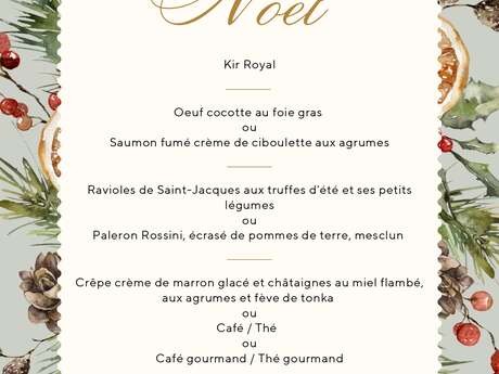 Menu Réveillon de la Saint Sylvestre : Au bureau