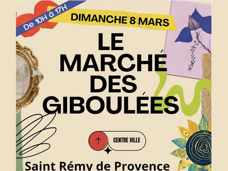 "Giboulés" market in Saint-Rémy-de-Provence