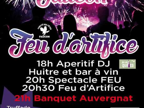 Festlicher Abend mit "Feuerwerk".