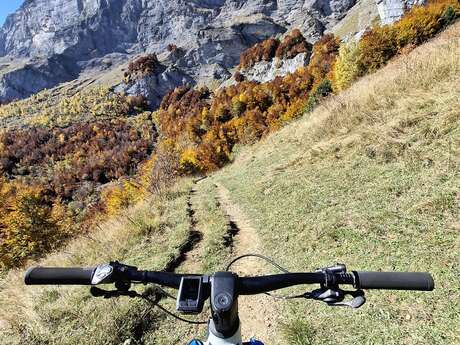sentier VTT : les chalets de Coeur
