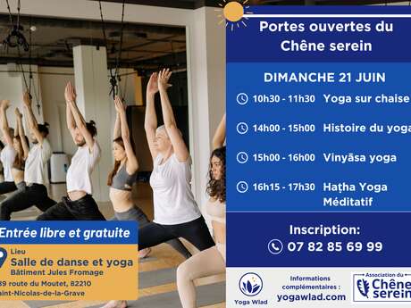 Jornada de descubrimiento del yoga | Jornada de puertas abiertas en Chêne serein