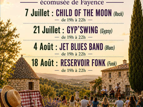 Les concerts pique nique de l'Ecomusée