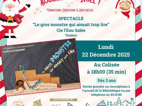 Spectacle "Le Gros Monstre qui aimait trop lire"