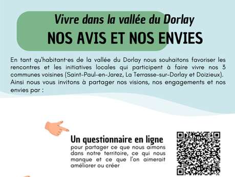 Vivre dans la vallée du Dorlay "Rencontres"