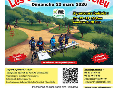 Mountain biking : The Pierrefeu hills