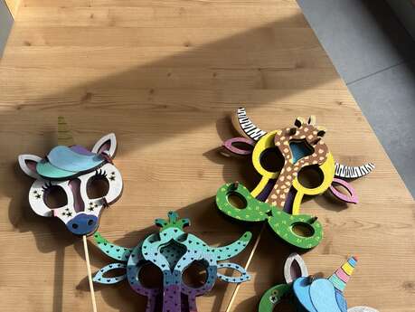 Kreativ-Workshop: „Einhorn- oder Kuhmasken“