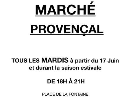 Marché provençal