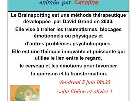 Vortrag "Le brainspotting" von La Clé de Soi