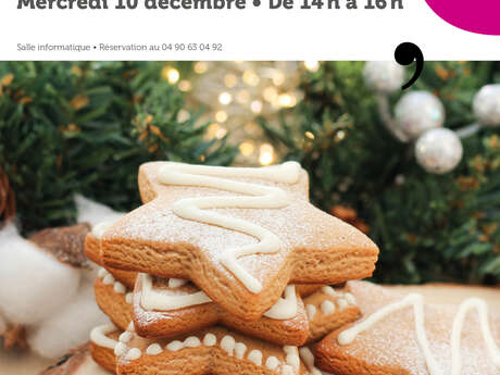 Atelier numérique : Création d'un livre de recettes de Noël