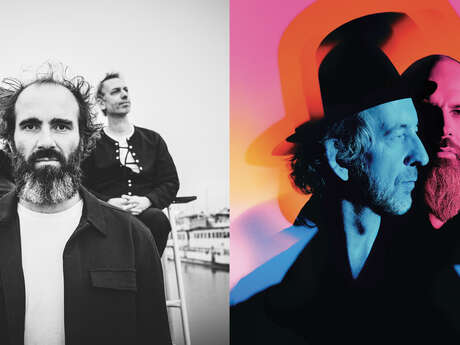 Arthur H et Pierre Le Bourgeois + Pelouse