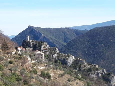 LA BOUCLE DE L'ESTERON - 4EME ETAPE : CUEBRIS - SIGALE - ROQUESTERON-GRASSE