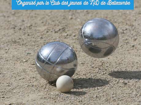 Concours de pétanque organisé par le club des jeunes