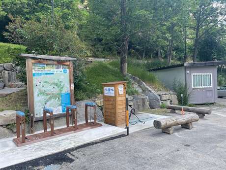 Station de recharge, lavage, gonflage vélos - Saint-Dalmas le Selvage