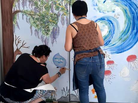 Journée peinture collective