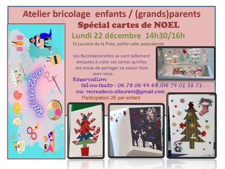 Atelier bricolage enfants et (grands-)parents